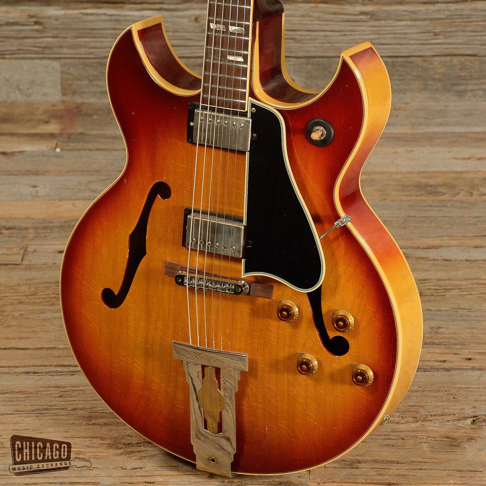 GIBSON Guitars111,  Barney Kessel (Sunburst) 1 , 1963  Maple body; Mahogany neck; Rosewood fretboard, 7 lbs., 4oz.